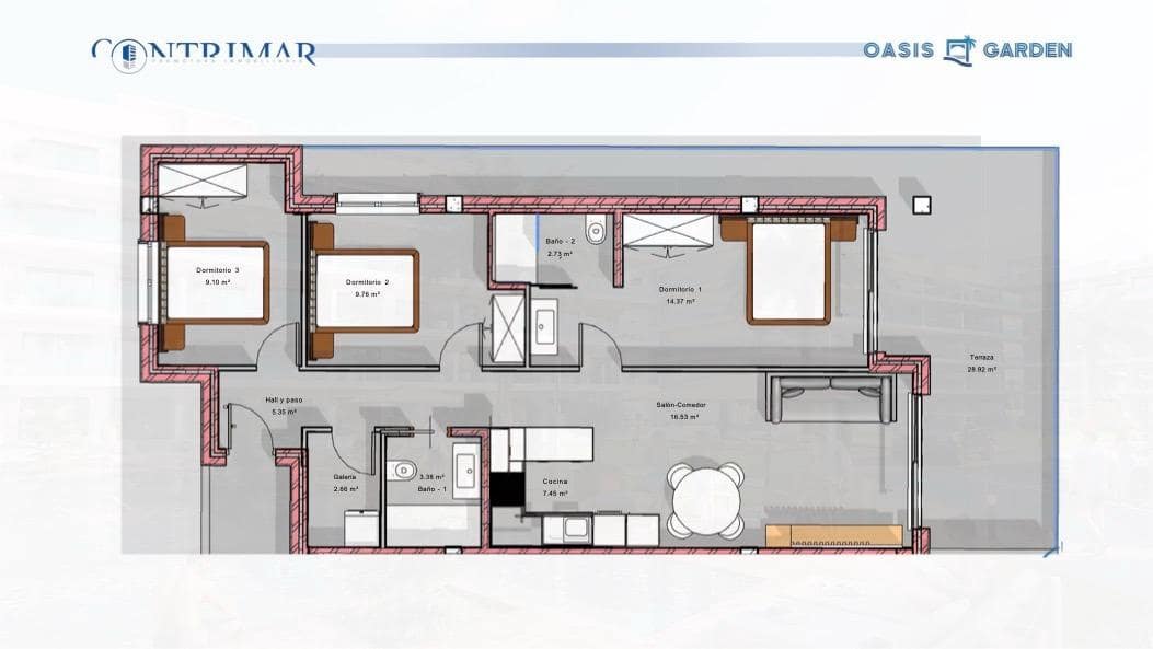 2 slaapkamer Appartement te koop in El Raso met zwembad garage - € 295.000 (Ref: 9849518)