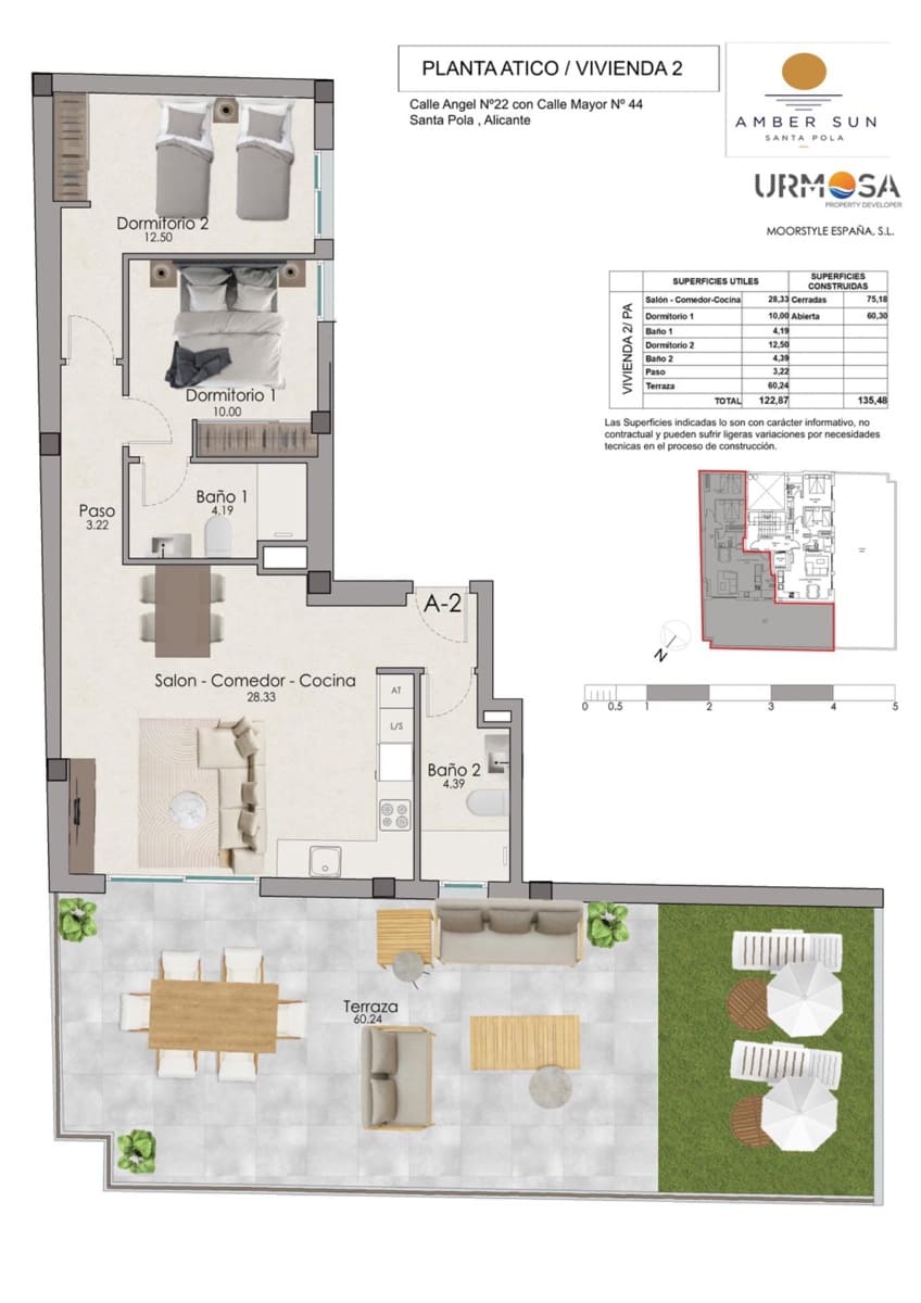 2 sypialnia Apartament na sprzedaż w Santa Pola z basenem - 238 000 € (Ref: 9958071)