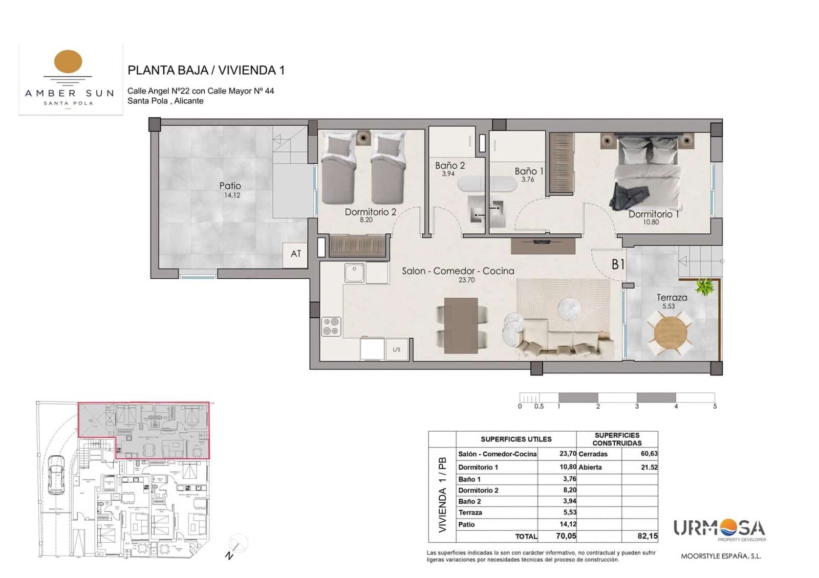 2 sypialnia Apartament na sprzedaż w Santa Pola z basenem - 238 000 € (Ref: 9958071)