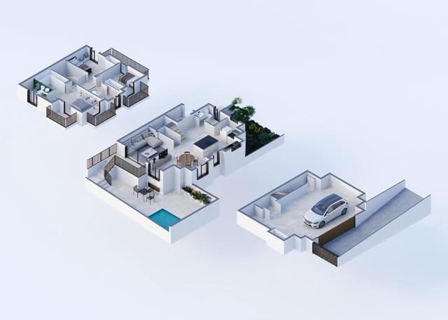 3 sovrum Semi-fristående Villa till salu i La Orotava med garage - 520 000 € (Ref: 9615572)
