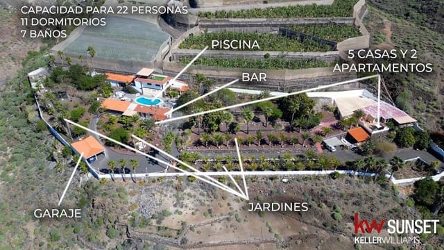 11 soveværelse Villa til salg i Alcala, Guía de Isora med swimmingpool - € 2.799.000 (Ref: 9619359)