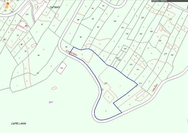 Ubebygd land til salgs i Güímar - € 85 000 (Ref: 9952700)