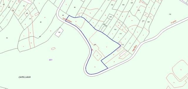 Ubebygd land til salgs i Güímar - € 85 000 (Ref: 9952700)