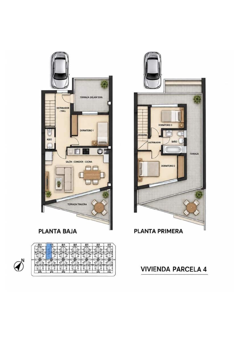 3 sovrum Radhus till salu i Aguas Nuevas med pool - 189 000 € (Ref: 10100233)