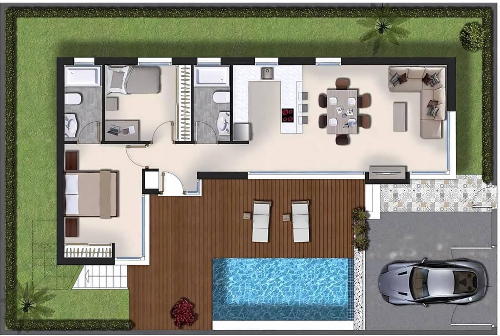 3 soveværelse Villa til salg i Benijofar med garage - € 360.000 (Ref: 9462133)