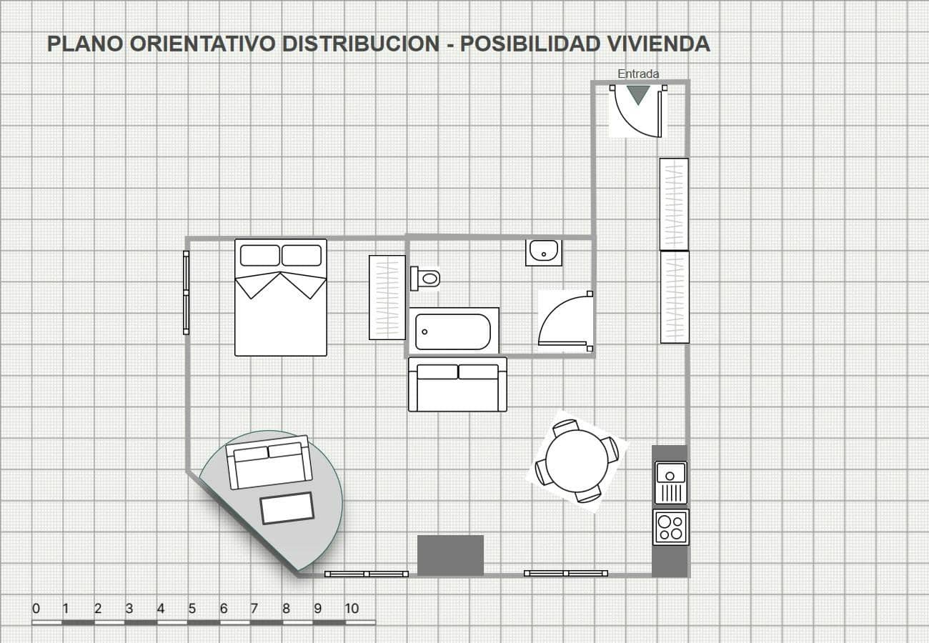 1 camera da letto Commerciale in vendita in Torrevieja - 75.000 € (Rif: 9462332)