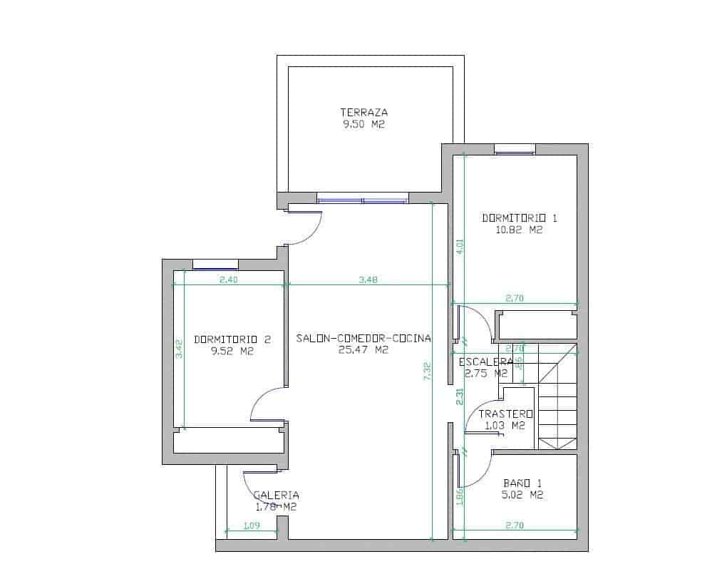 2 soverom Penthouse til salgs i Orihuela Costa med svømmebasseng - € 215 000 (Ref: 9701657)