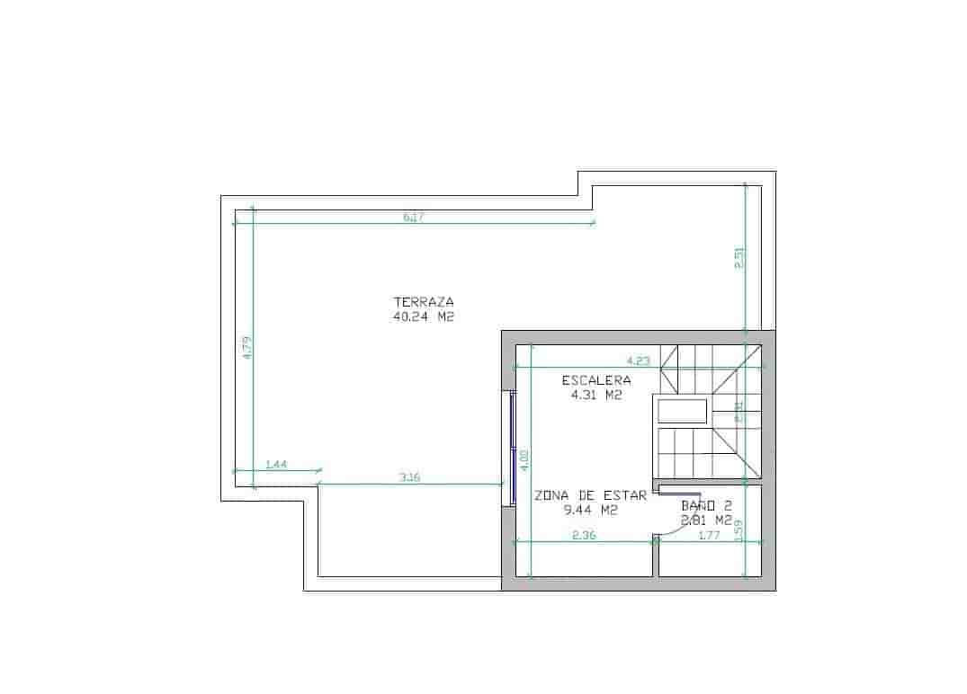 2 soverom Penthouse til salgs i Orihuela Costa med svømmebasseng - € 215 000 (Ref: 9701657)