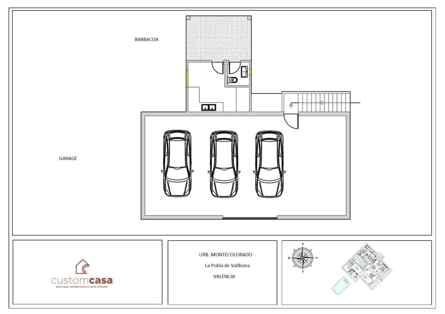 7 soveværelse Villa til salg i La Pobla de Vallbona med swimmingpool garage - € 830.000 (Ref: 8809074)