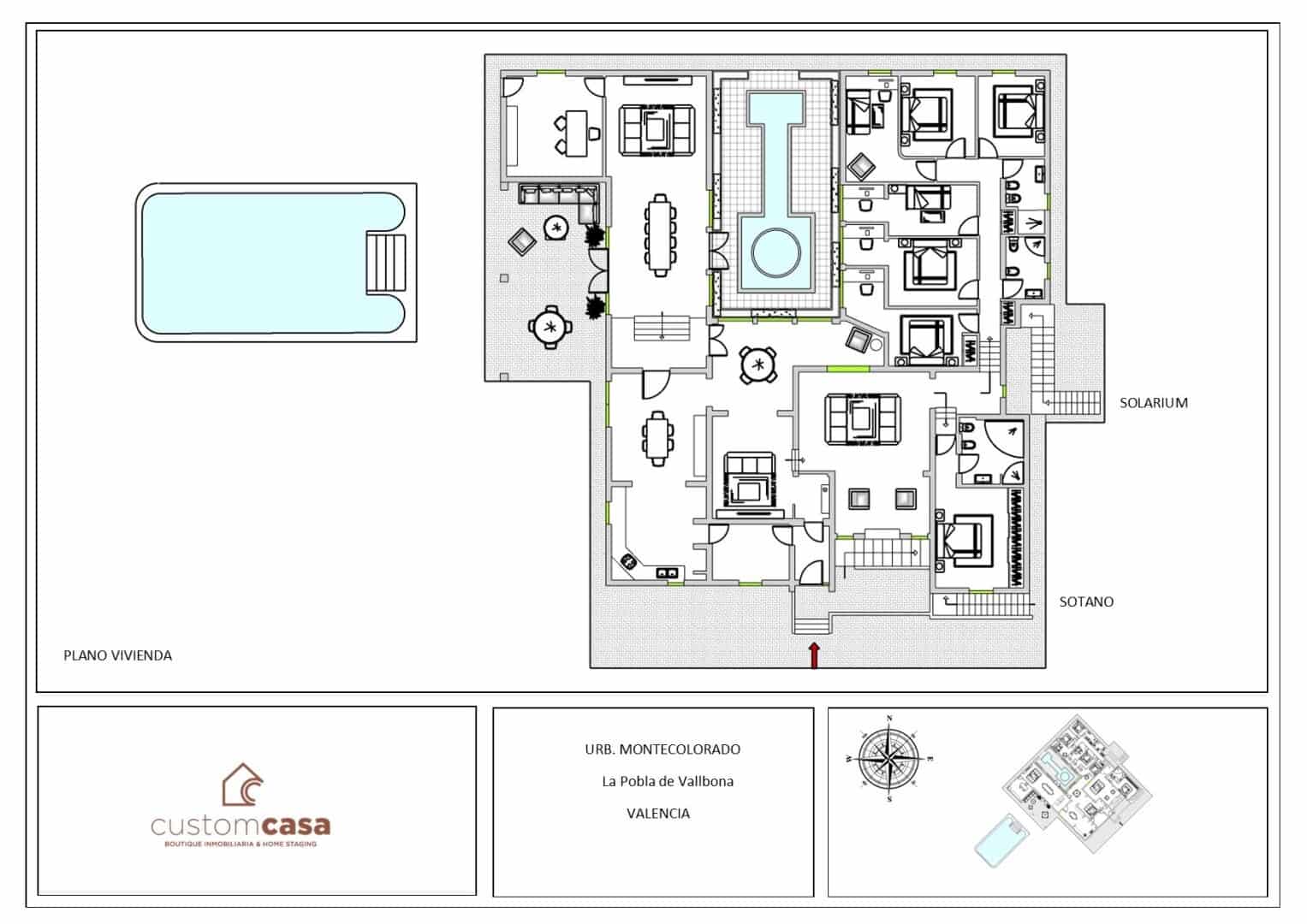 7 soveværelse Villa til salg i La Pobla de Vallbona med swimmingpool garage - € 830.000 (Ref: 8809074)
