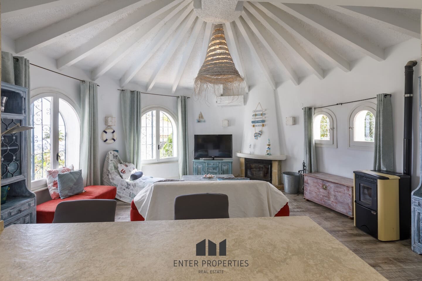 5 sypialnia Willa na sprzedaż w Calpe / Calp z basenem garażem - 635 000 € (Ref: 8920922)