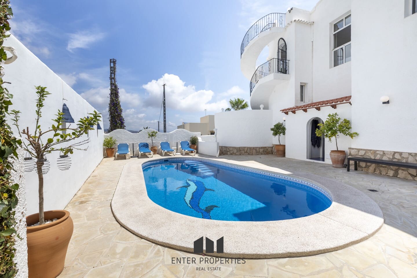 4 sypialnia Willa na sprzedaż w Calpe / Calp z basenem garażem - 645 000 € (Ref: 8991984)