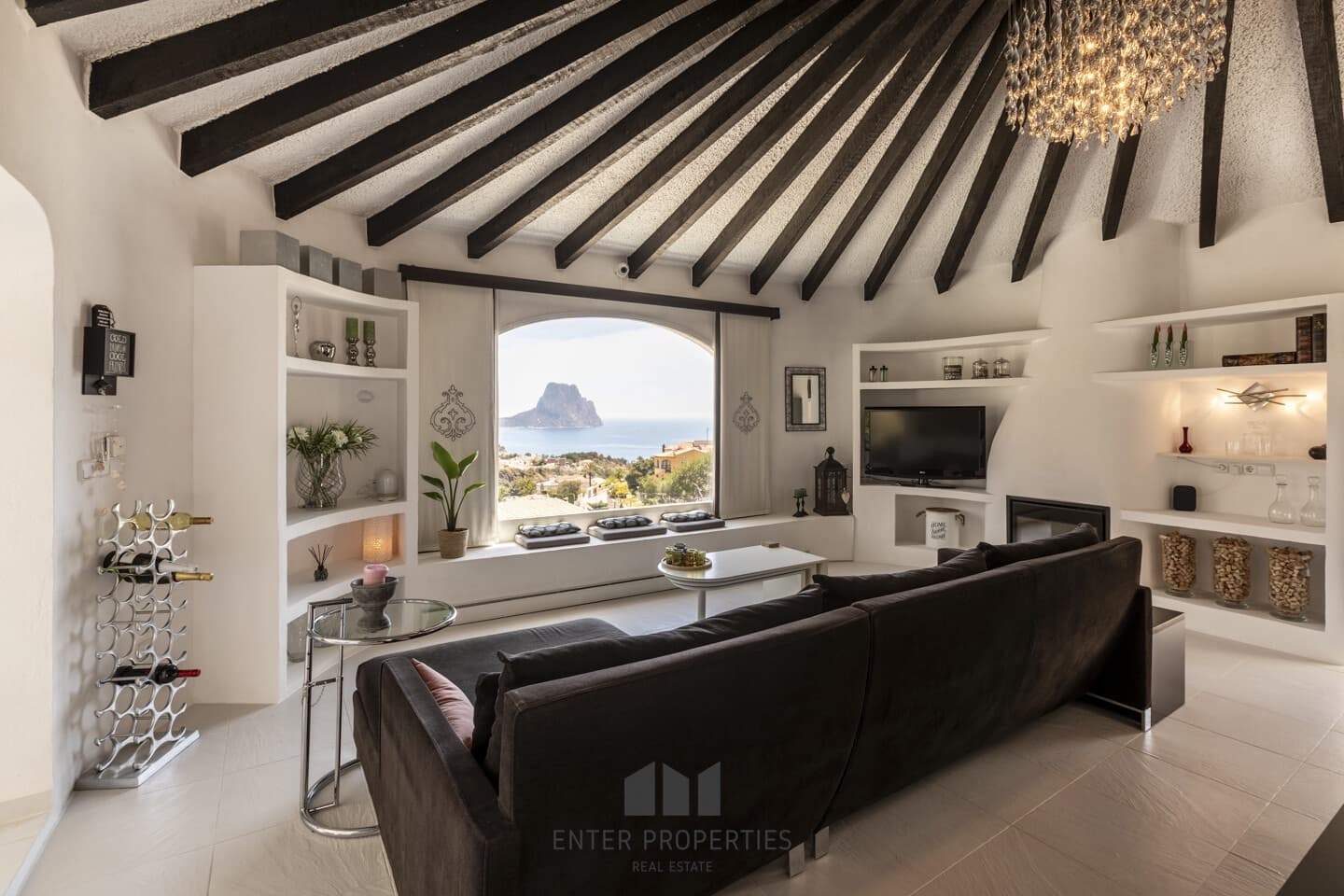4 sypialnia Willa na sprzedaż w Calpe / Calp z basenem garażem - 645 000 € (Ref: 8991984)