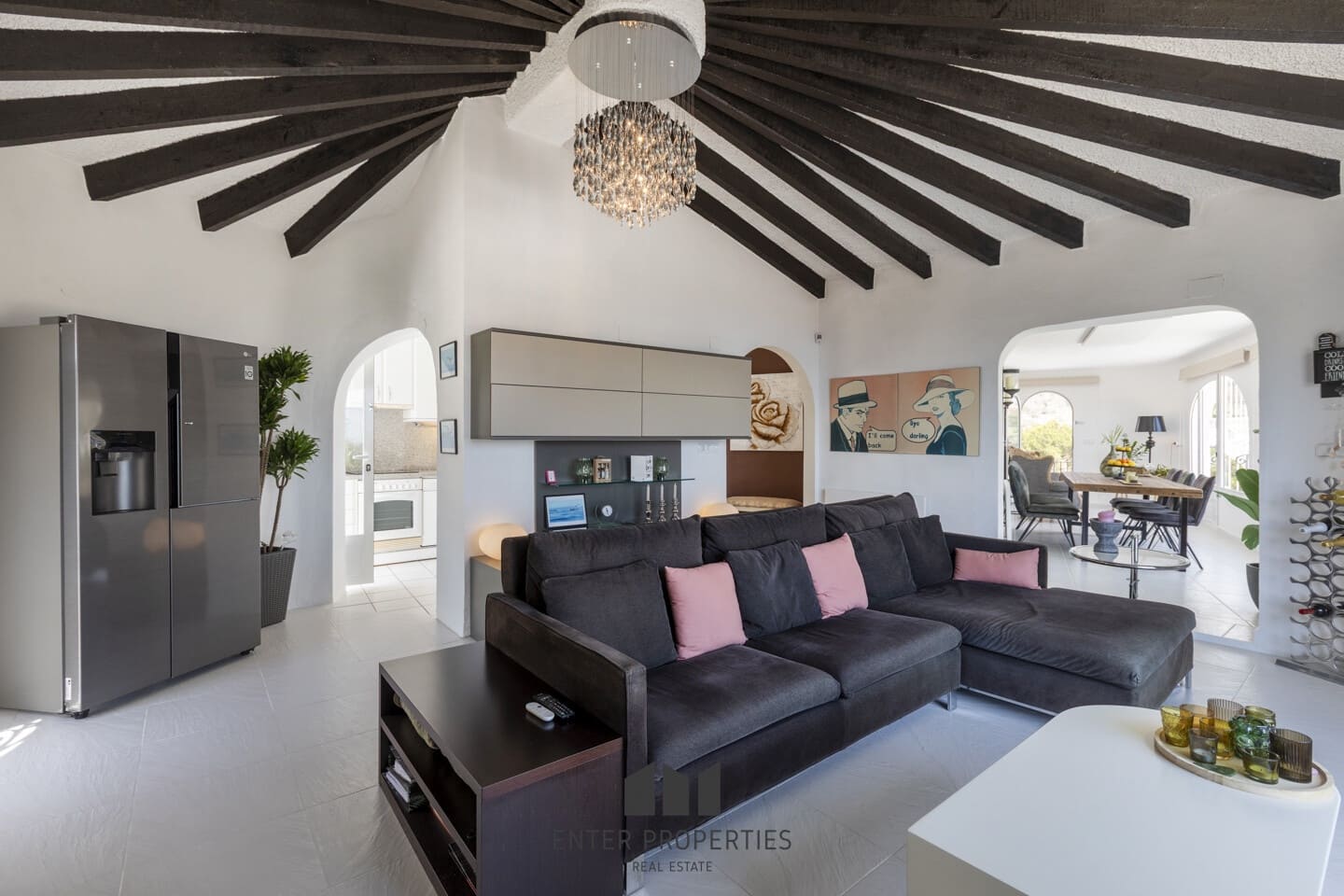 4 sypialnia Willa na sprzedaż w Calpe / Calp z basenem garażem - 645 000 € (Ref: 8991984)