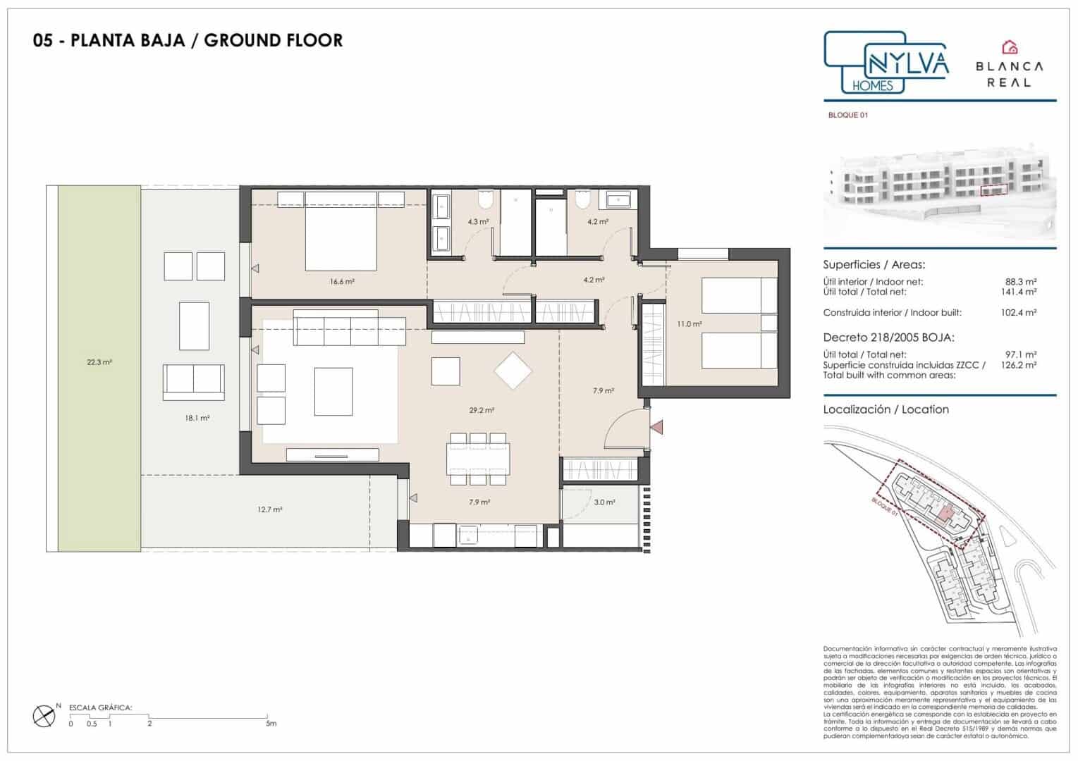 Apartamento de 2 habitaciones en Manilva en venta con piscina garaje - 364.034 € (Ref: 9104242)