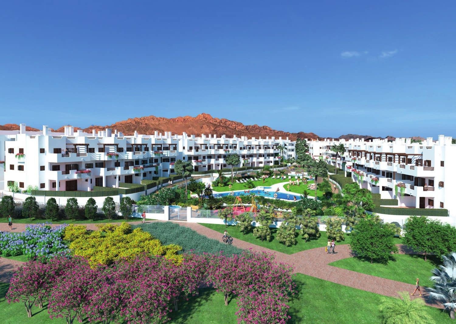 1 sypialnia Apartament na sprzedaż w San Juan de los Terreros z basenem garażem - 160 000 € (Ref: 8783163)