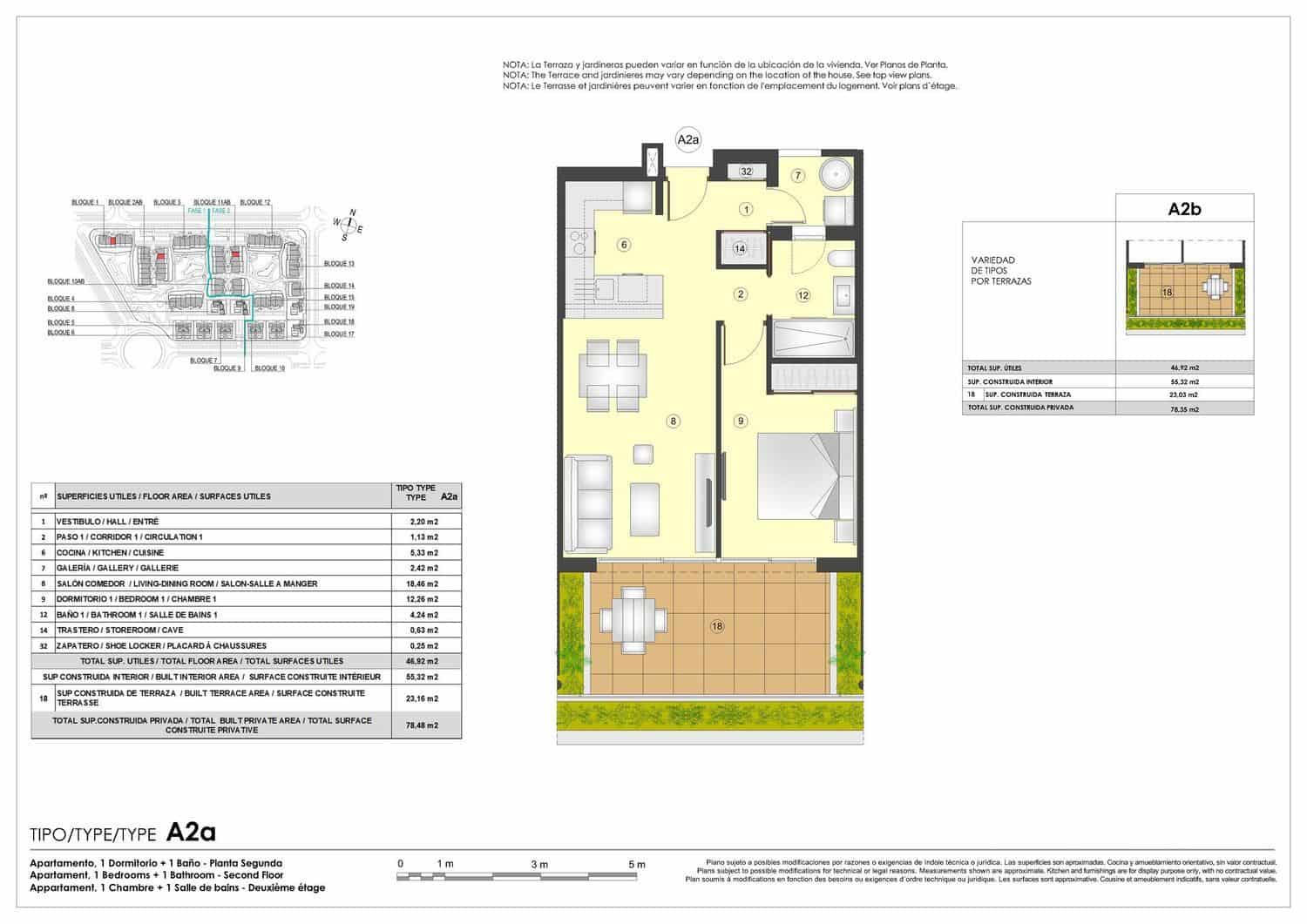 1 soveværelse Lejlighed til salg i Torrevieja med swimmingpool garage - € 229.000 (Ref: 8809106)