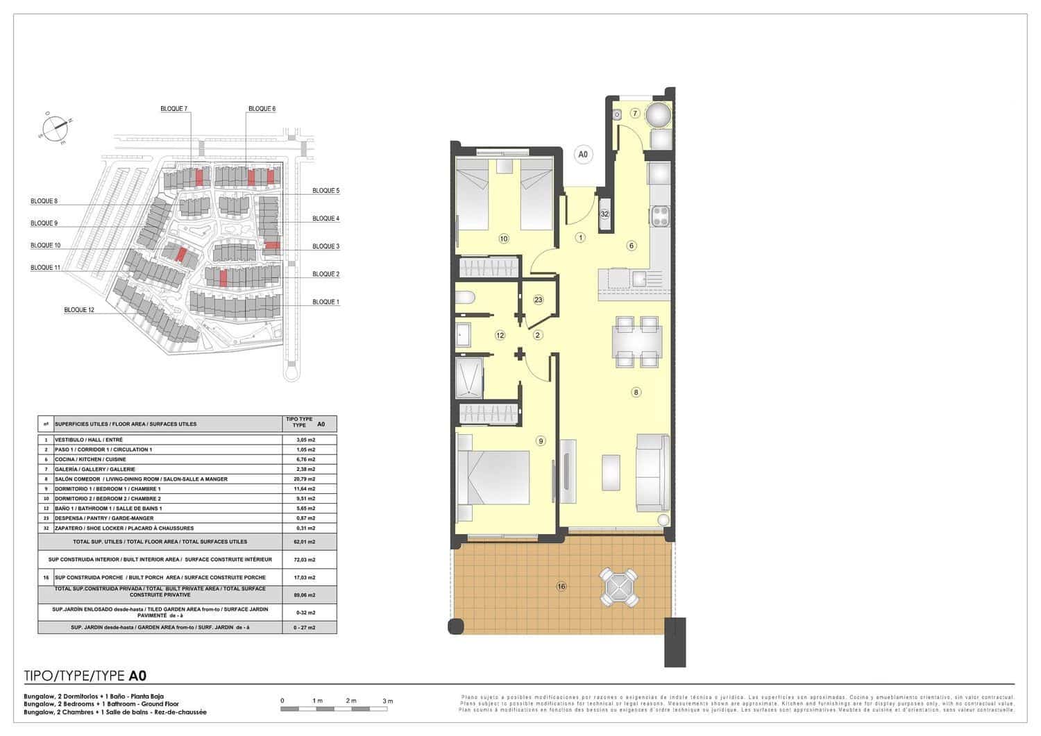 2 bedroom Apartment for sale in San Juan de los Terreros with pool garage - € 198,000 (Ref: 8809107)