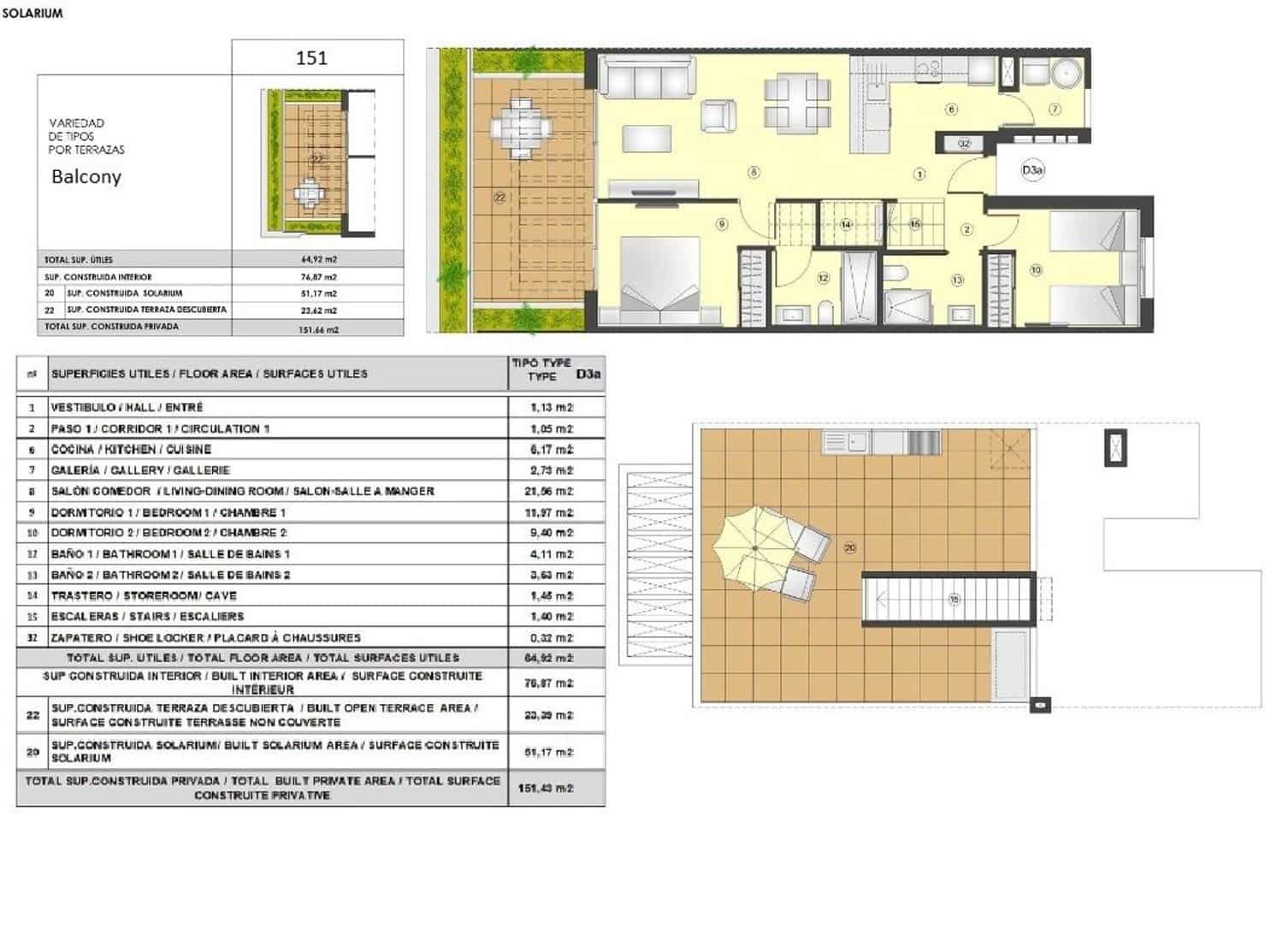 2 makuuhuone Huoneisto myytävänä paikassa Torrevieja mukana uima-altaan 
autotalli - 329 000 € (Ref: 8936442)