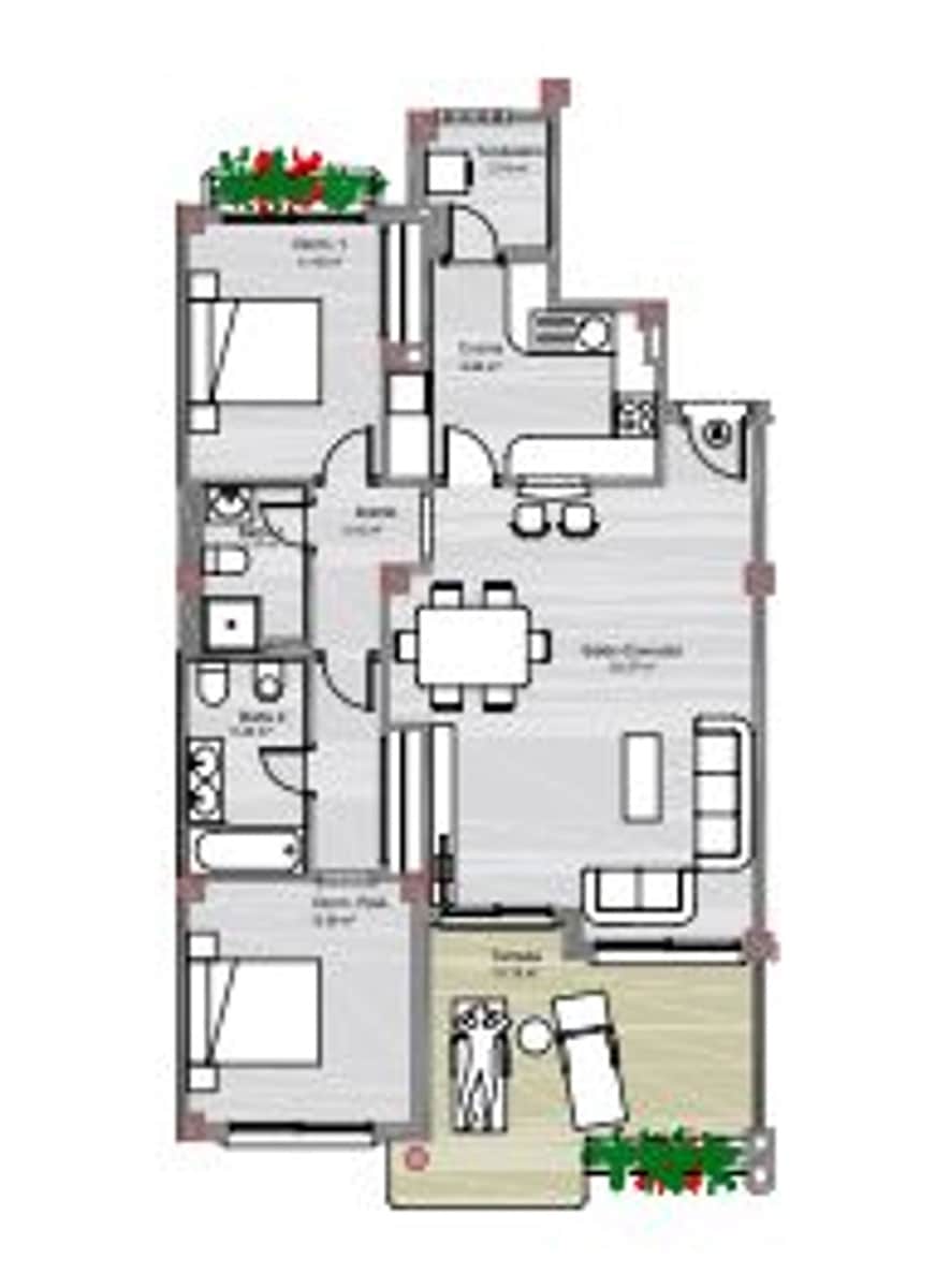 2 bedroom Apartment for sale in Orihuela Costa with pool - € 212,350 (Ref: 9030923)