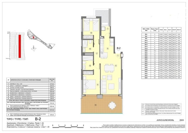2 bedroom Apartment for sale in Via Parque, Benidorm with pool garage - € 414,000 (Ref: 9108306)