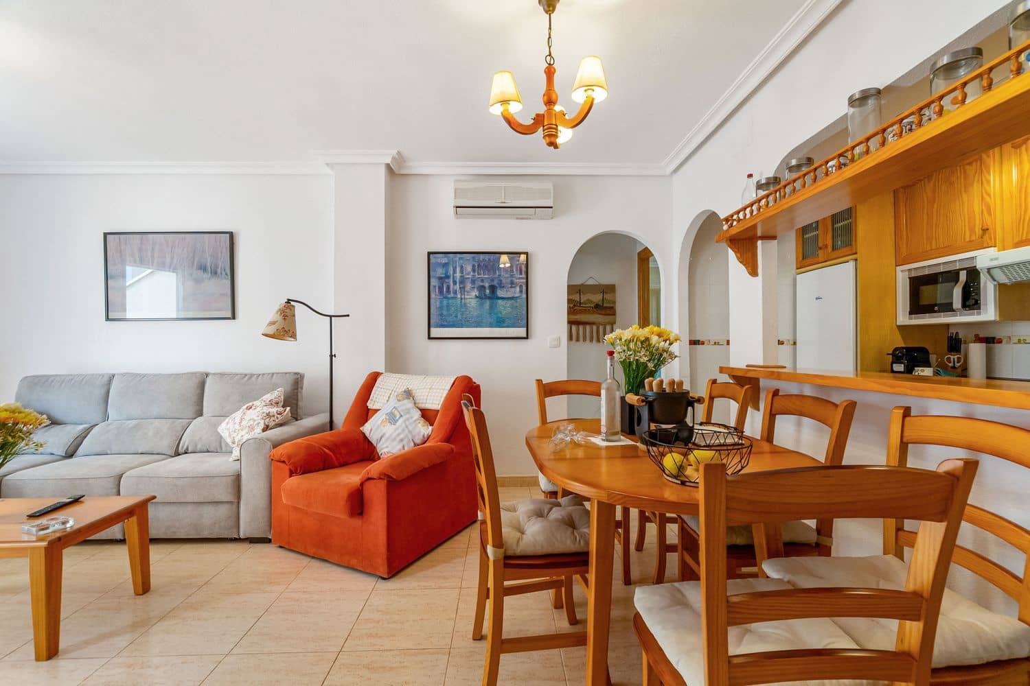 2 sypialnia Apartament na sprzedaż w Orihuela Costa z basenem garażem - 195 000 € (Ref: 9198301)