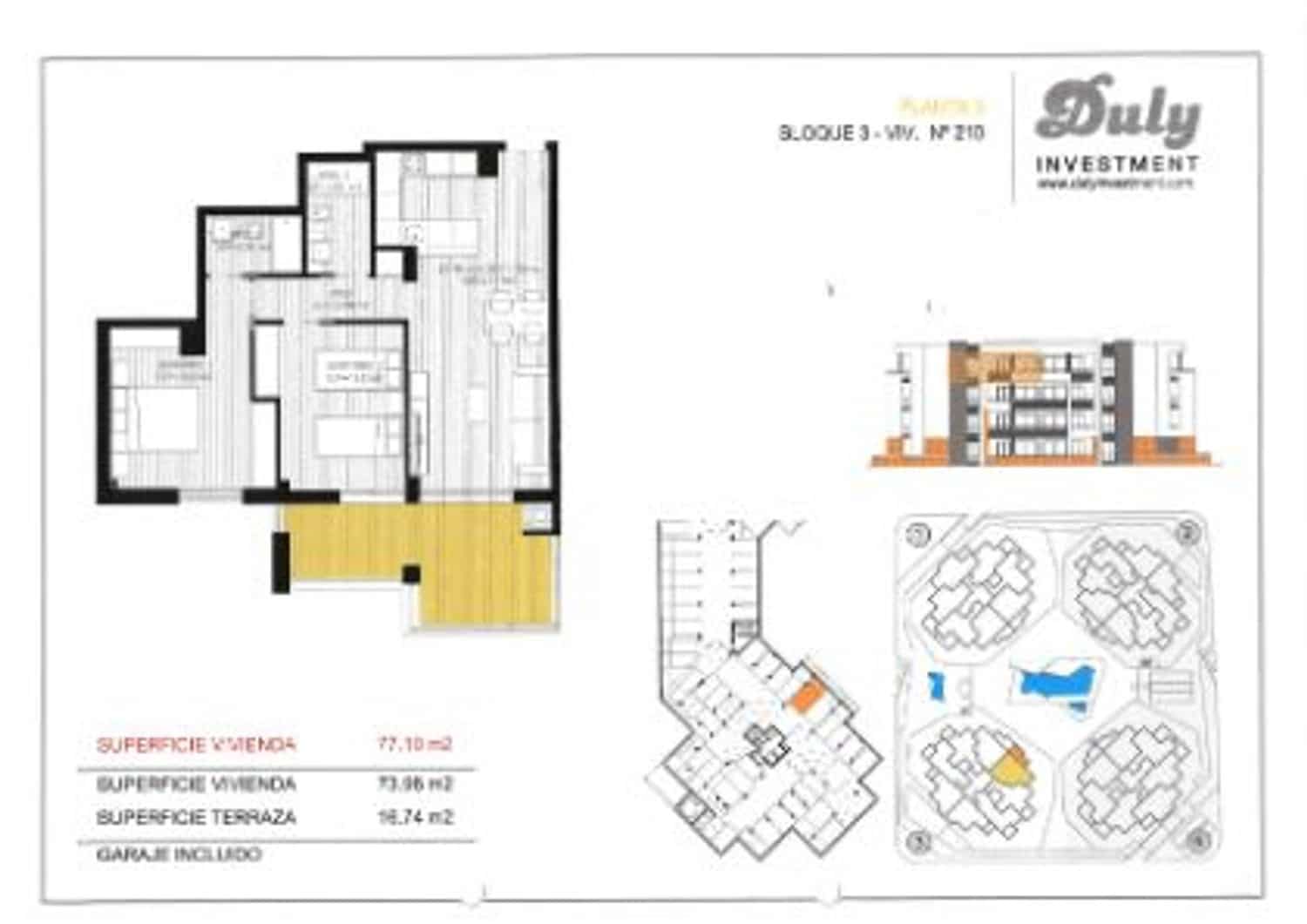 Apartamento de 2 habitaciones en Orihuela Costa en venta con piscina garaje - 249.900 € (Ref: 9371240)