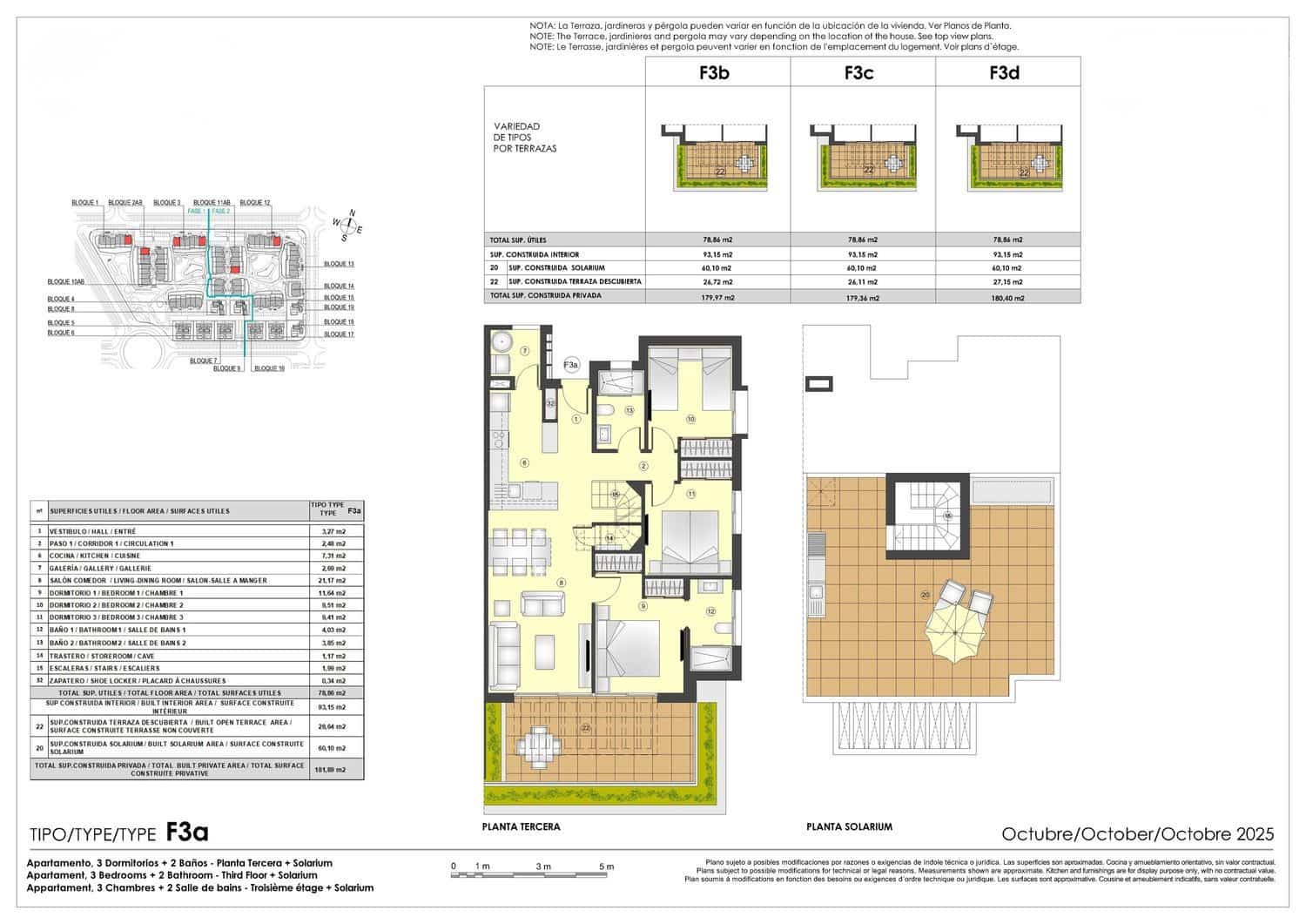 3 bedroom Apartment for sale in Torrevieja with pool garage - € 431,000 (Ref: 9824344)