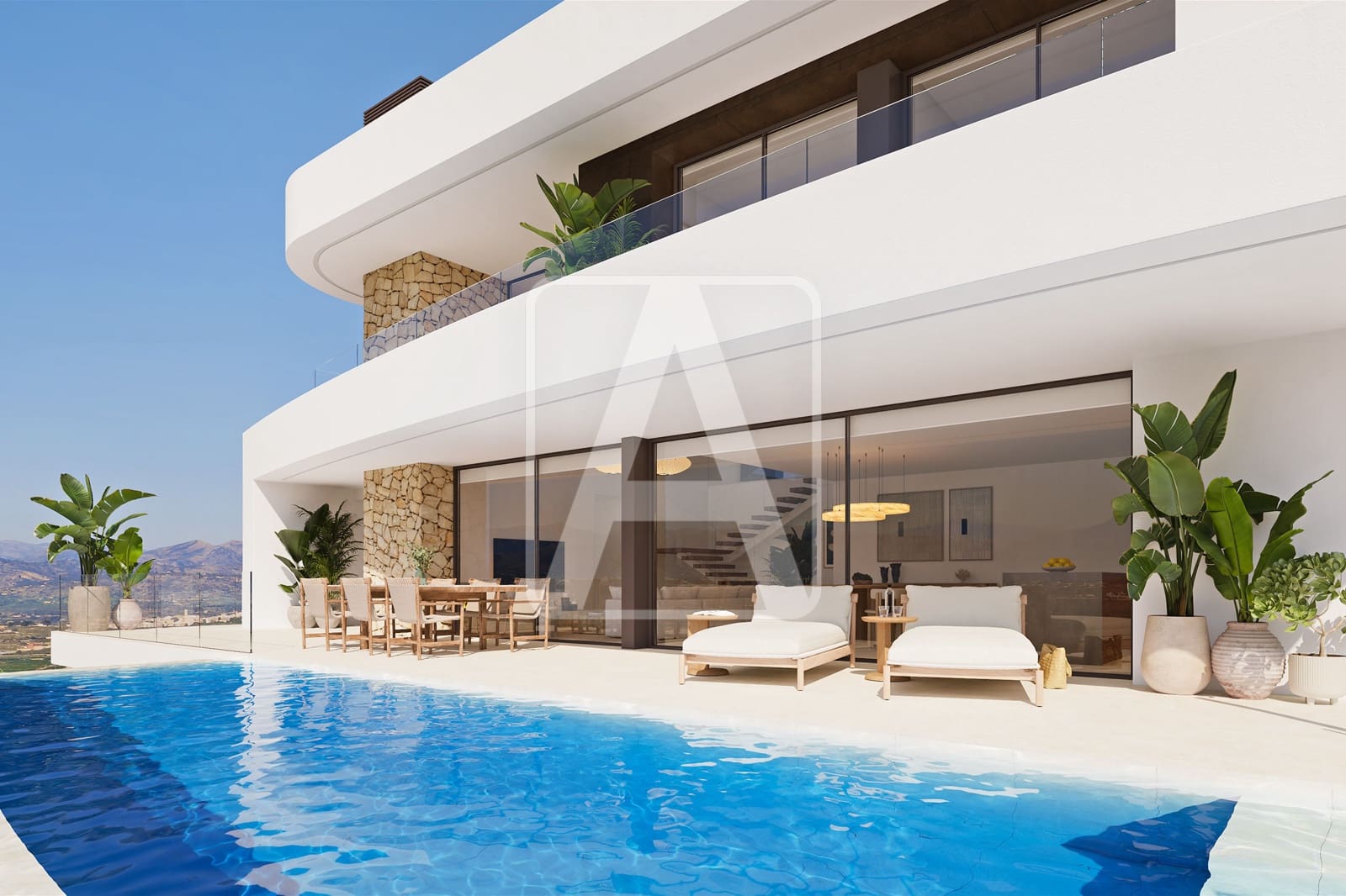 3 slaapkamer Villa te koop in Cumbre del Sol met zwembad garage - € 2.165.000 (Ref: 10016870)