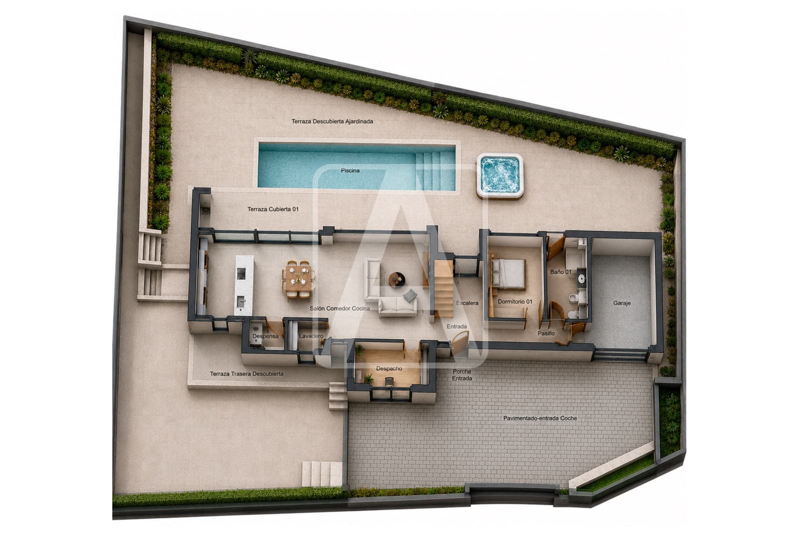 Chalet de 4 habitaciones en Calpe / Calp en venta con piscina garaje - 2.290.000 € (Ref: 10046240)
