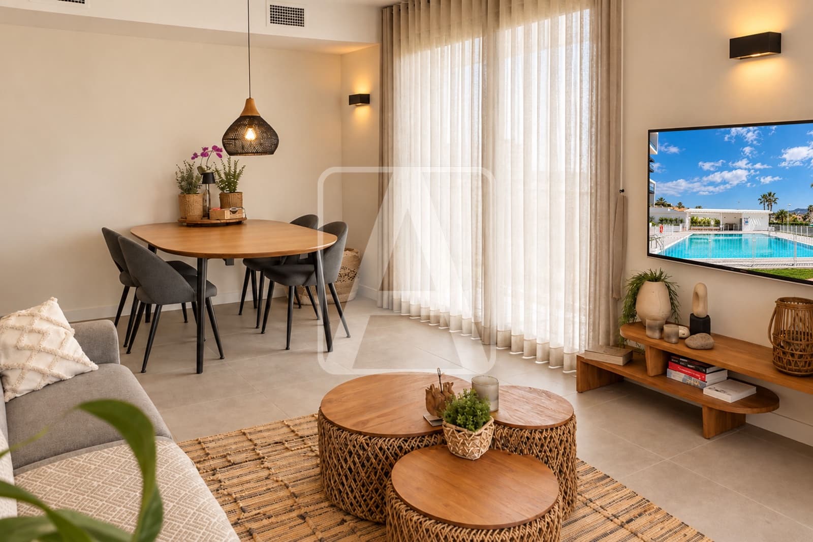 3 sypialnia Apartament na sprzedaż w Calpe / Calp z basenem garażem - 475 000 € (Ref: 10121009)