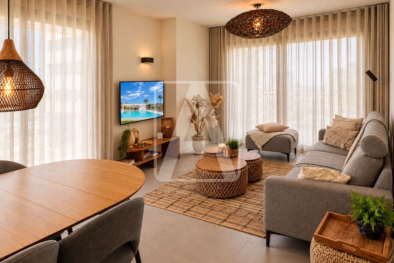 3 sypialnia Apartament na sprzedaż w Calpe / Calp z basenem garażem - 475 000 € (Ref: 10121009)
