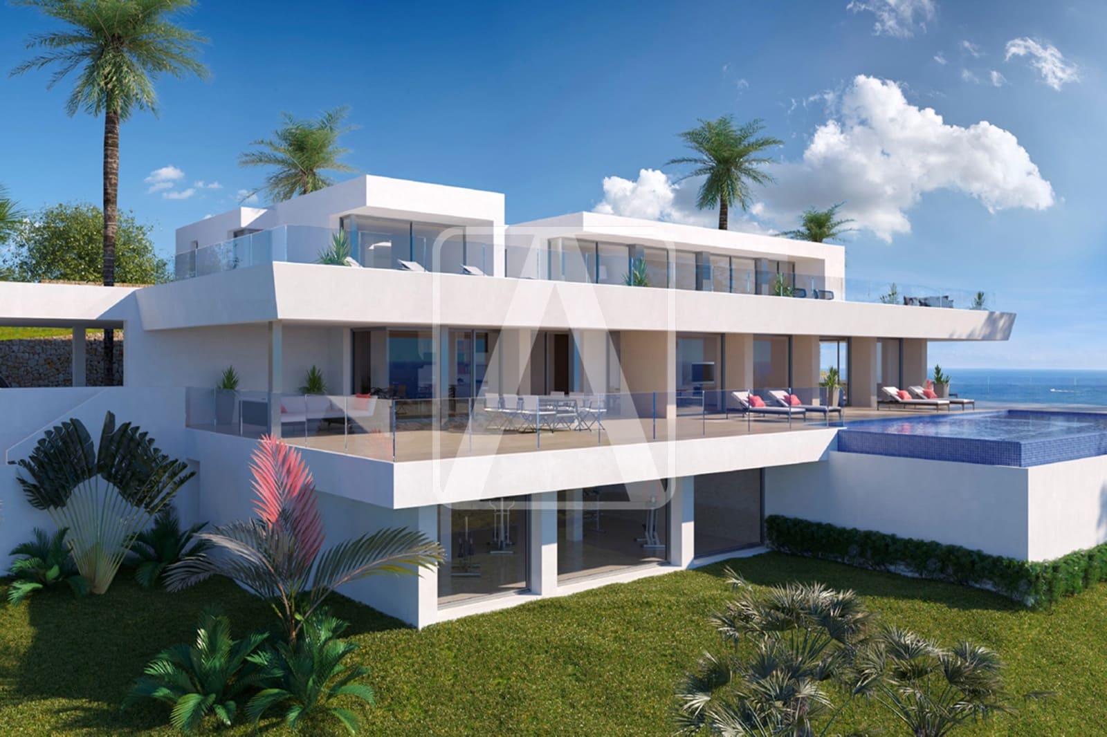 6 soveværelse Villa til salg i Cumbre del Sol med swimmingpool garage - € 4.236.000 (Ref: 3800057)