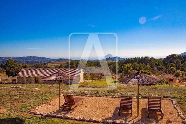 8 chambre Finca/Maison de Campagne à vendre à Benissa avec piscine garage - 1 250 000 € (Ref: 4564869)