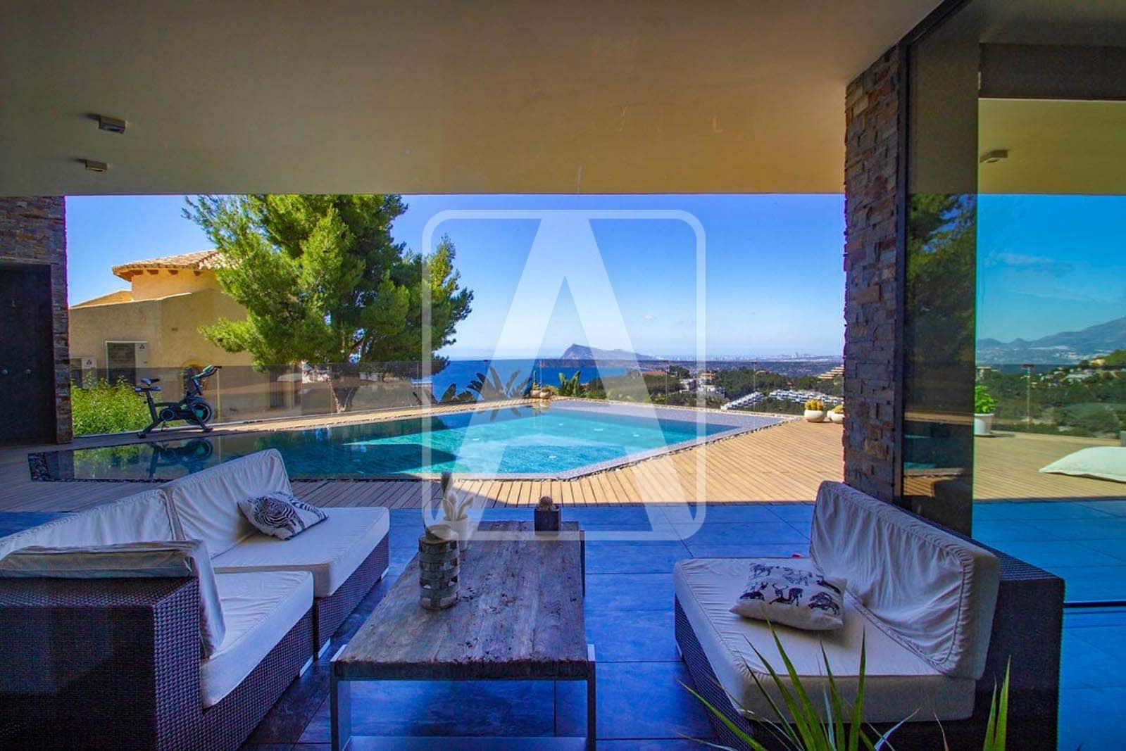 4 bedroom Villa for sale in Altea with pool garage - € 2,650,000 (Ref: 4640012)
