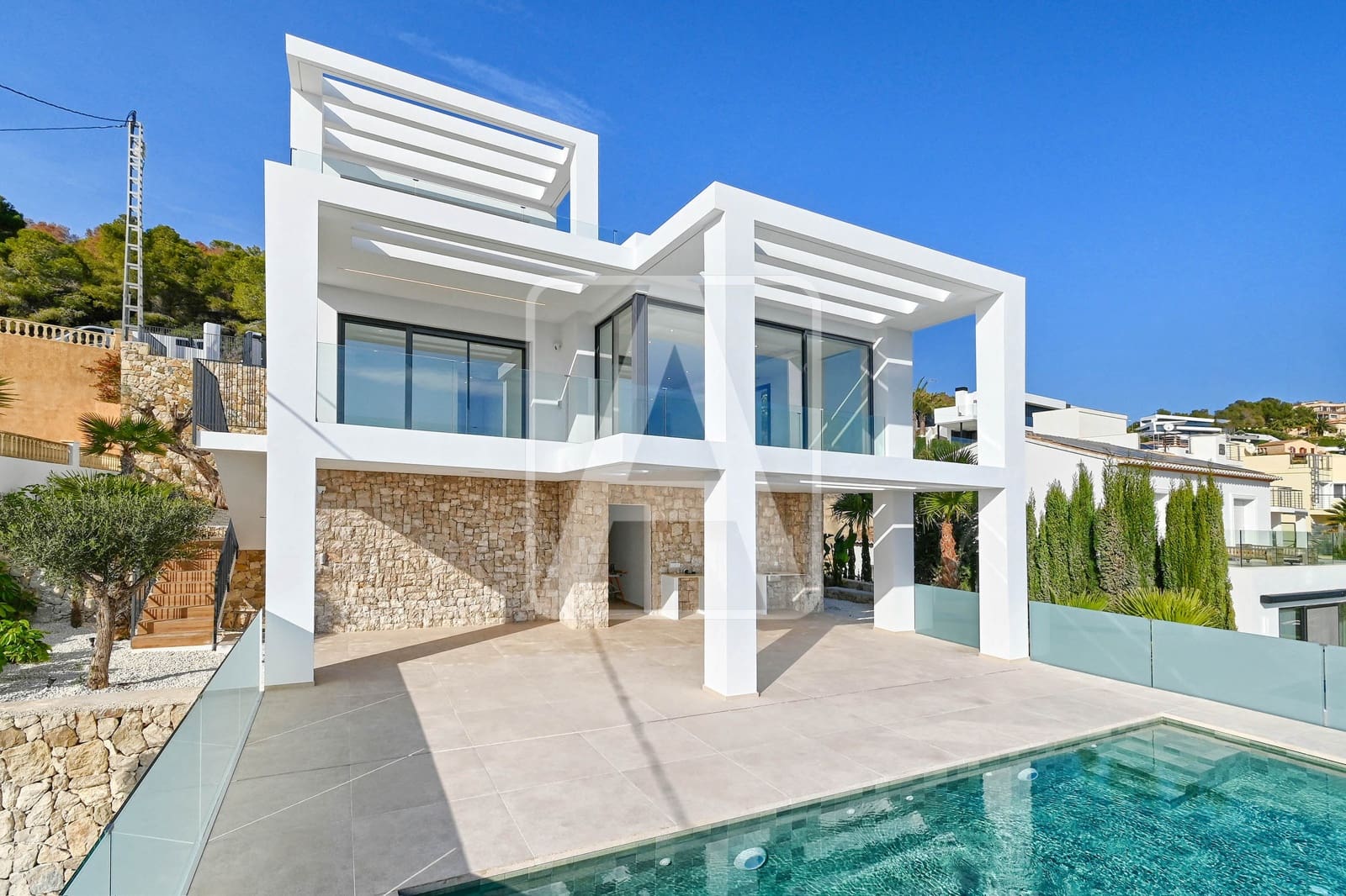 3 Zimmer Villa zu verkaufen in Calpe / Calp mit Pool Garage - 1.985.000 € (Ref: 4891330)