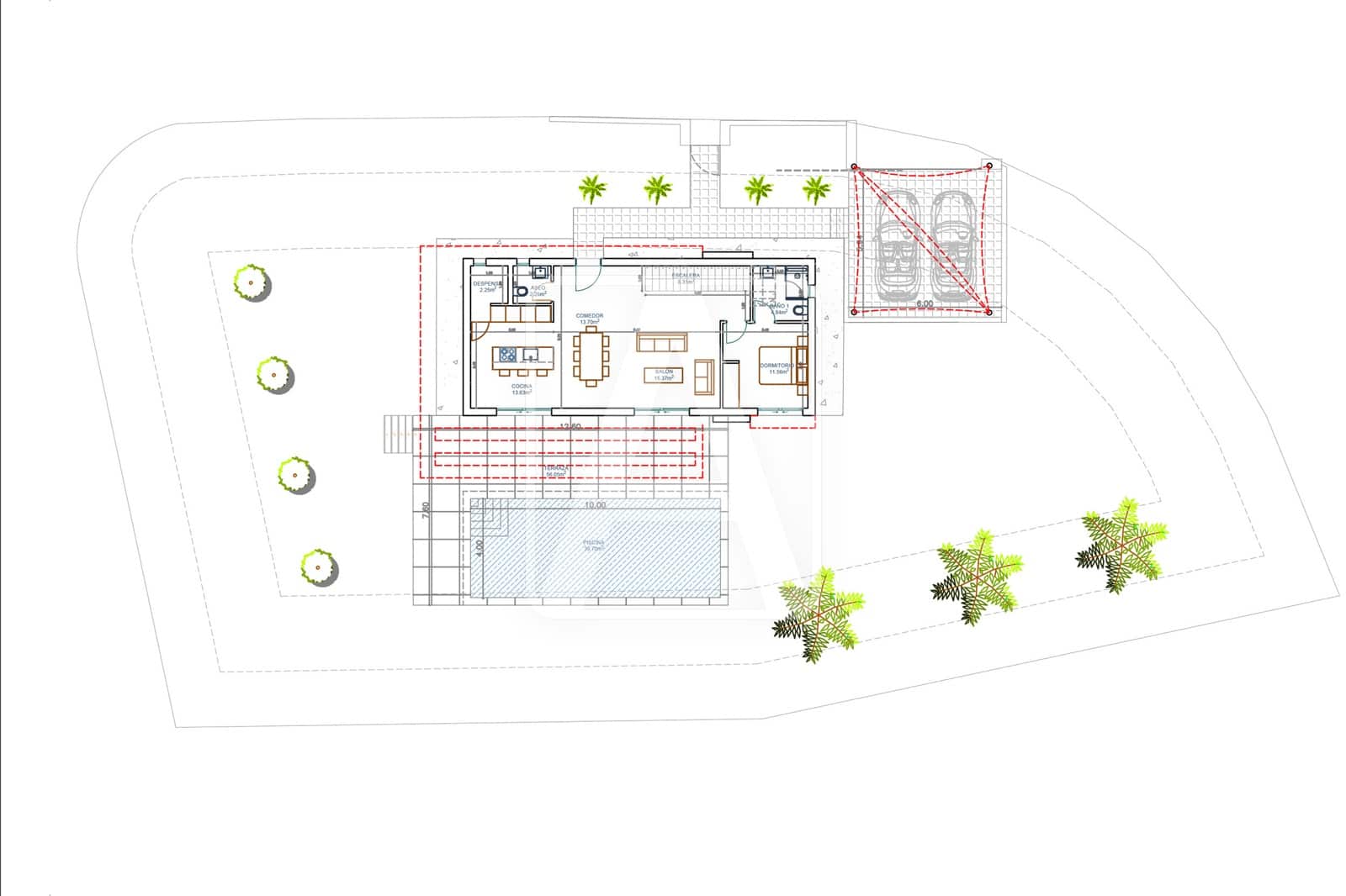 3 makuuhuone Huvila myytävänä paikassa Javea / Xabia mukana uima-altaan 
autotalli - 945 000 € (Ref: 5216646)