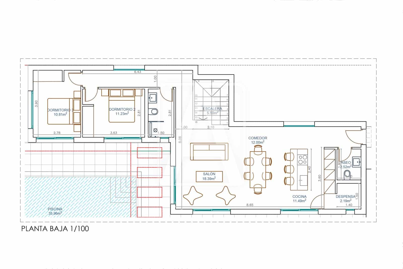3 chambre Villa/Maison à vendre à Javea / Xabia avec piscine garage - 945 000 € (Ref: 5216647)