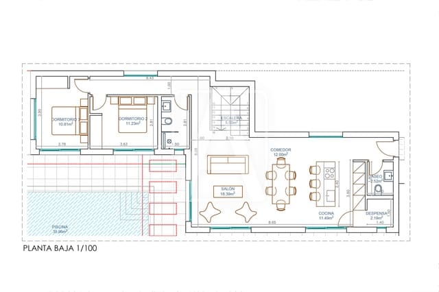 3 chambre Villa/Maison à vendre à Javea / Xàbia avec piscine garage - 945 000 € (Ref: 5216647)