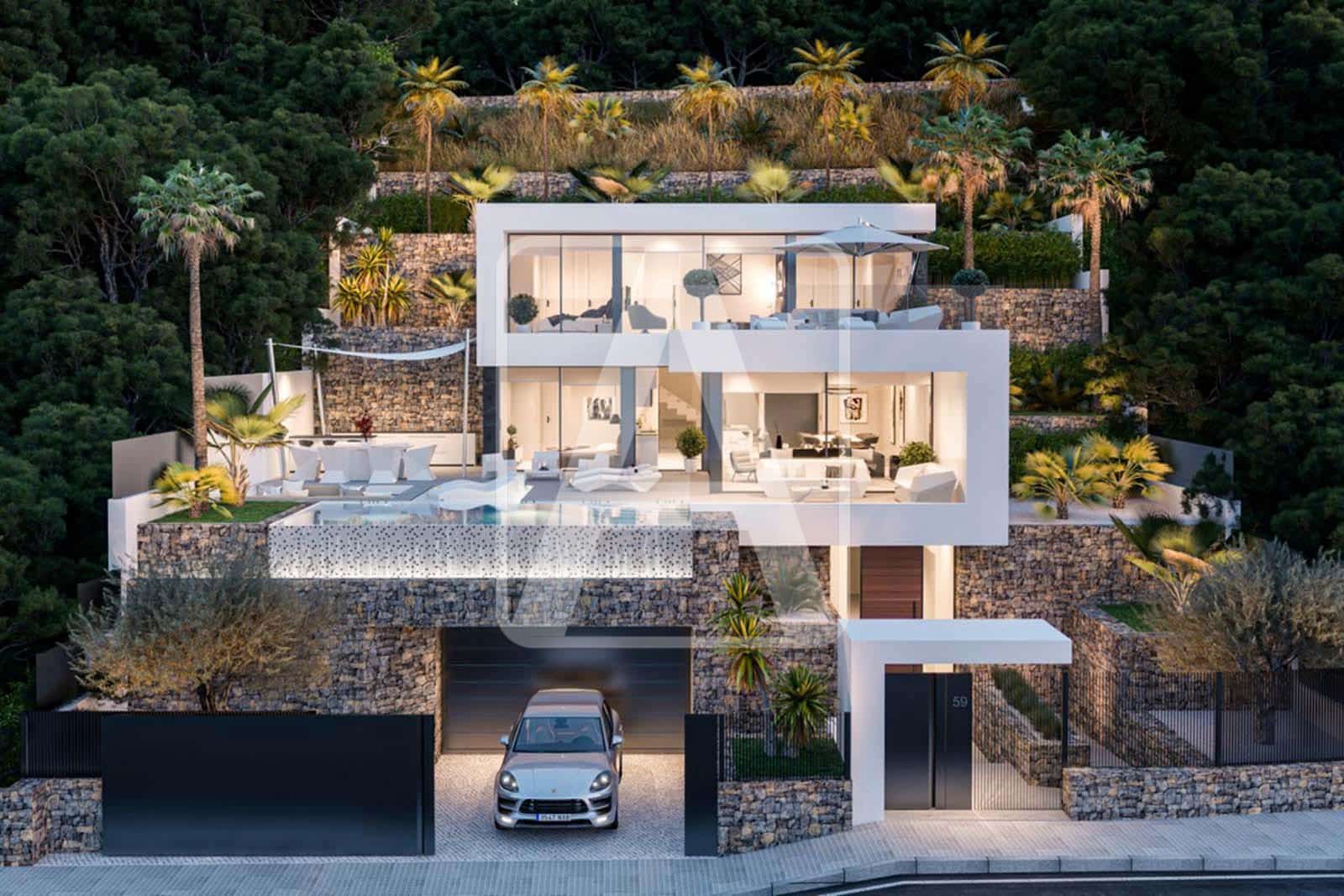 4 bedroom Villa for sale in Calpe / Calp with pool garage - € 1,550,000 (Ref: 5313111)