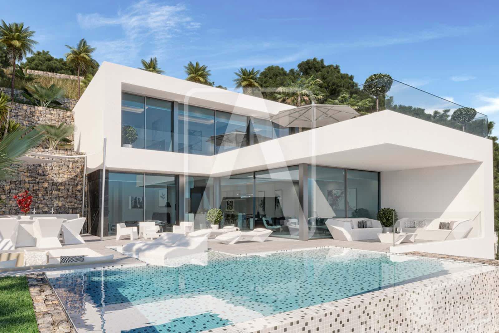 4 bedroom Villa for sale in Calpe / Calp with pool garage - € 1,550,000 (Ref: 5313111)