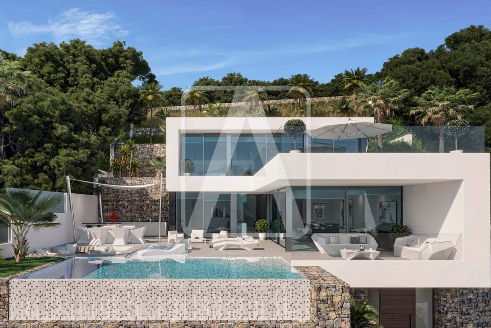 4 bedroom Villa for sale in Calpe / Calp with pool garage - € 1,550,000 (Ref: 5313111)