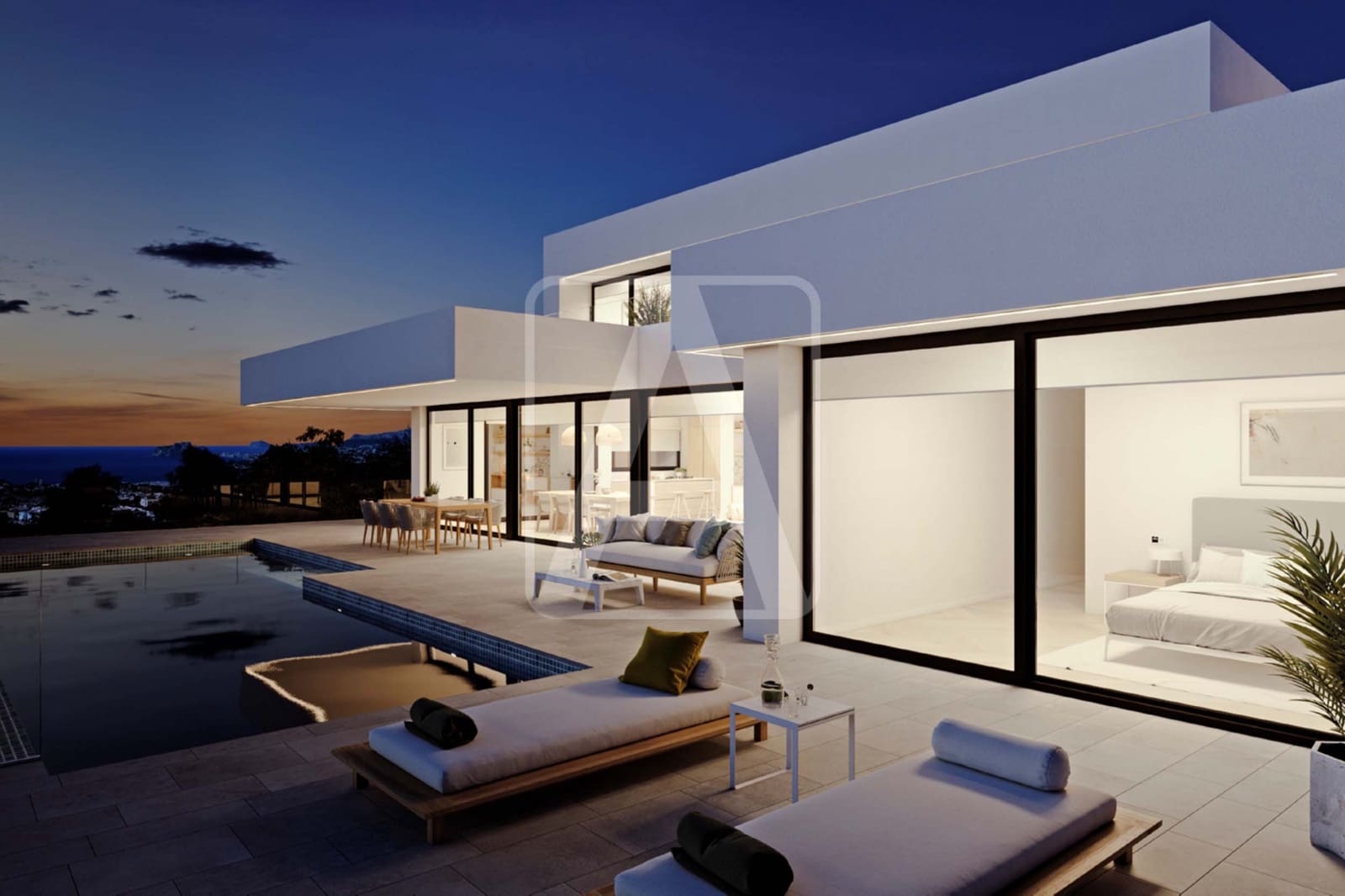 4 slaapkamer Villa te koop in Cumbre del Sol met zwembad garage - € 2.720.000 (Ref: 5863173)