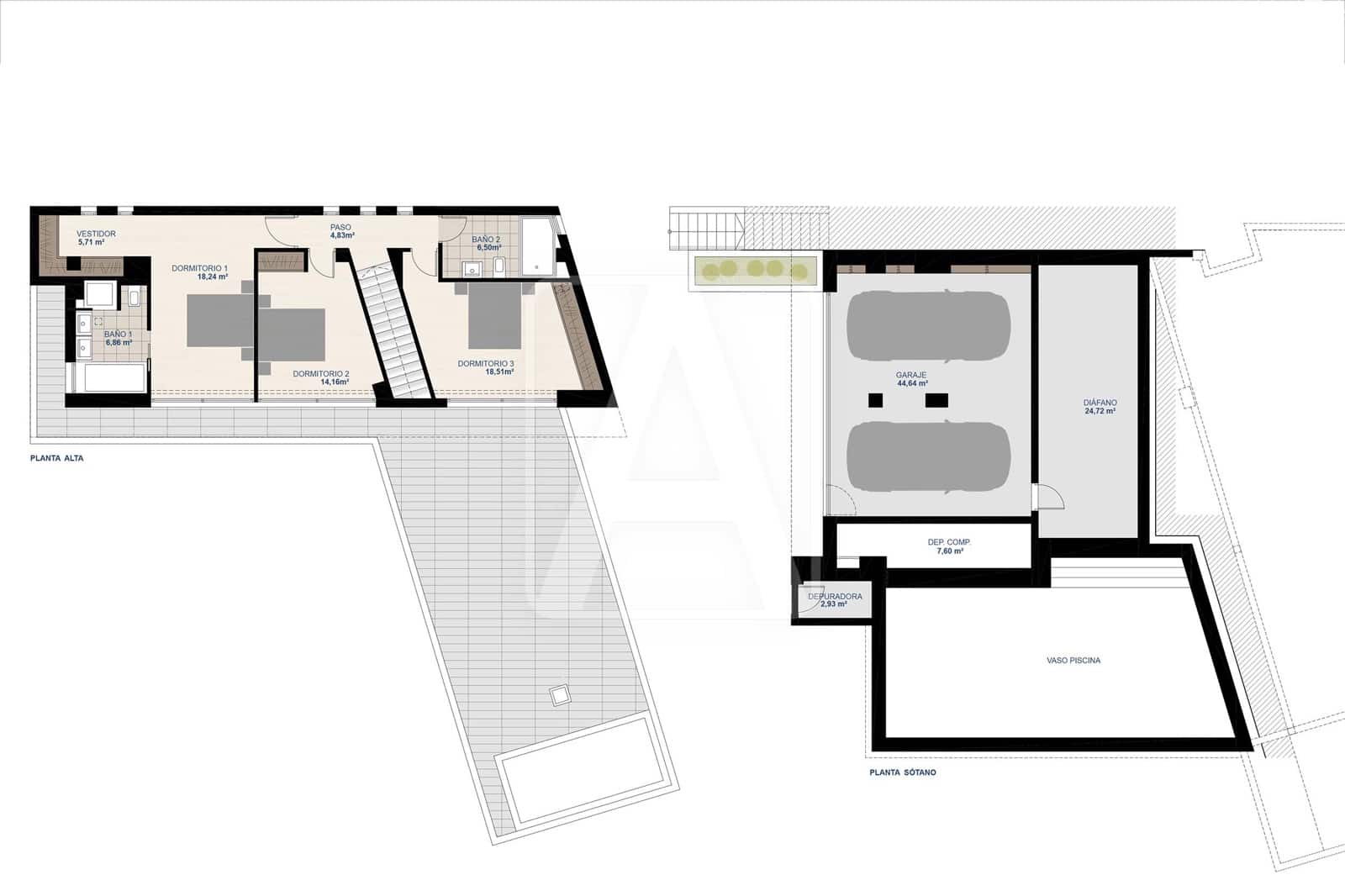 3 soveværelse Villa til salg i Javea / Xabia med swimmingpool garage - € 1.620.000 (Ref: 6240505)