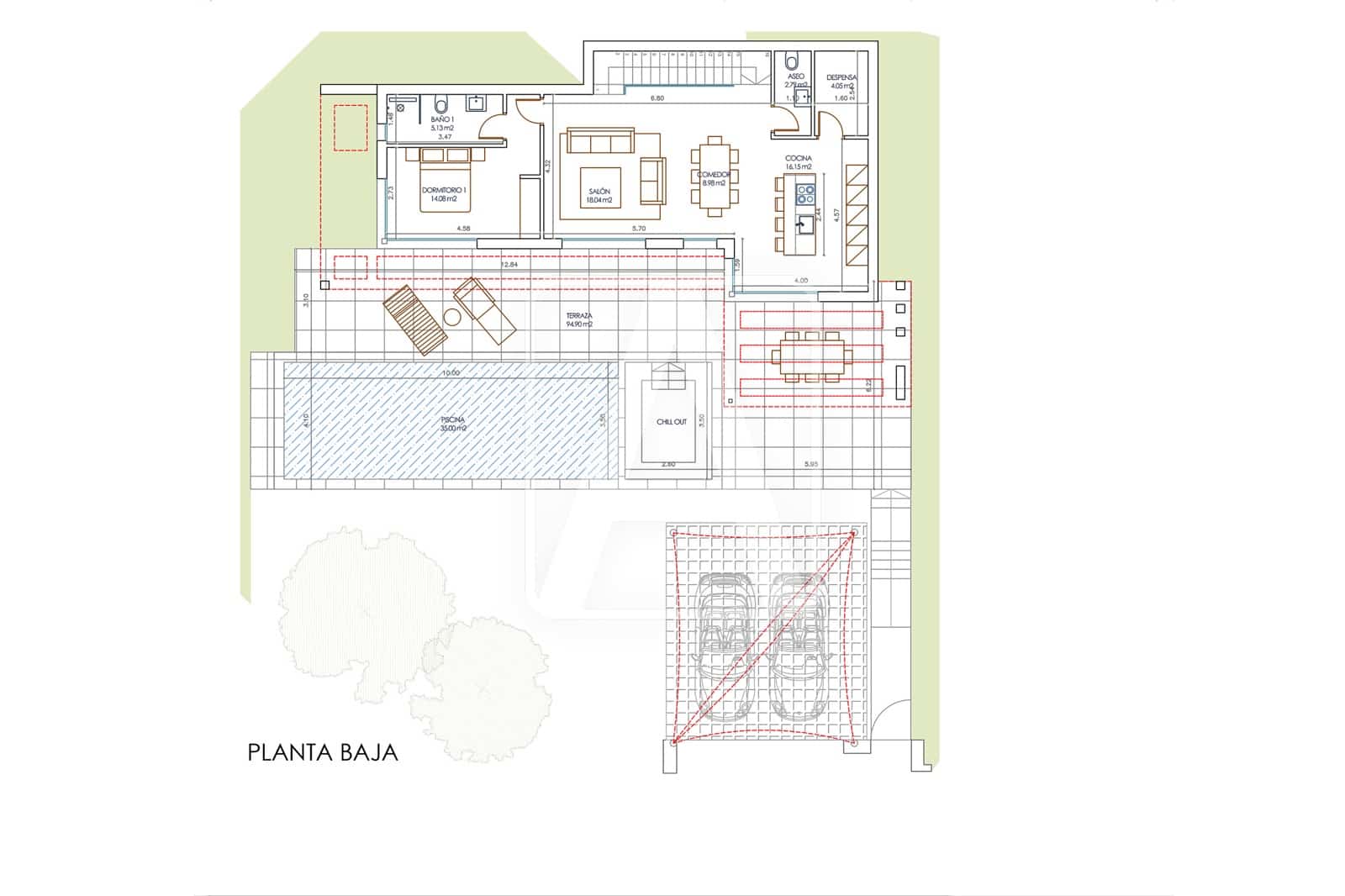 Chalet de 3 habitaciones en Javea / Xàbia en venta con piscina garaje - 1.175.000 € (Ref: 6753447)