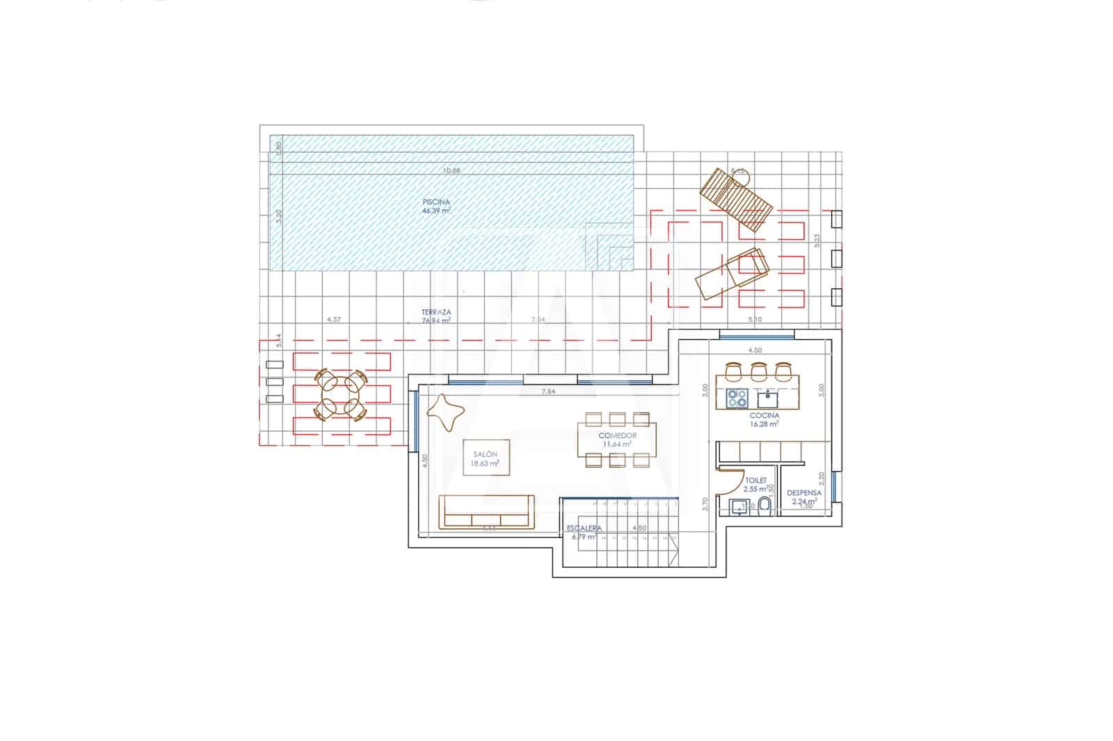 4 makuuhuone Huvila myytävänä paikassa Javea / Xabia mukana uima-altaan 
autotalli - 1 170 000 € (Ref: 6961690)