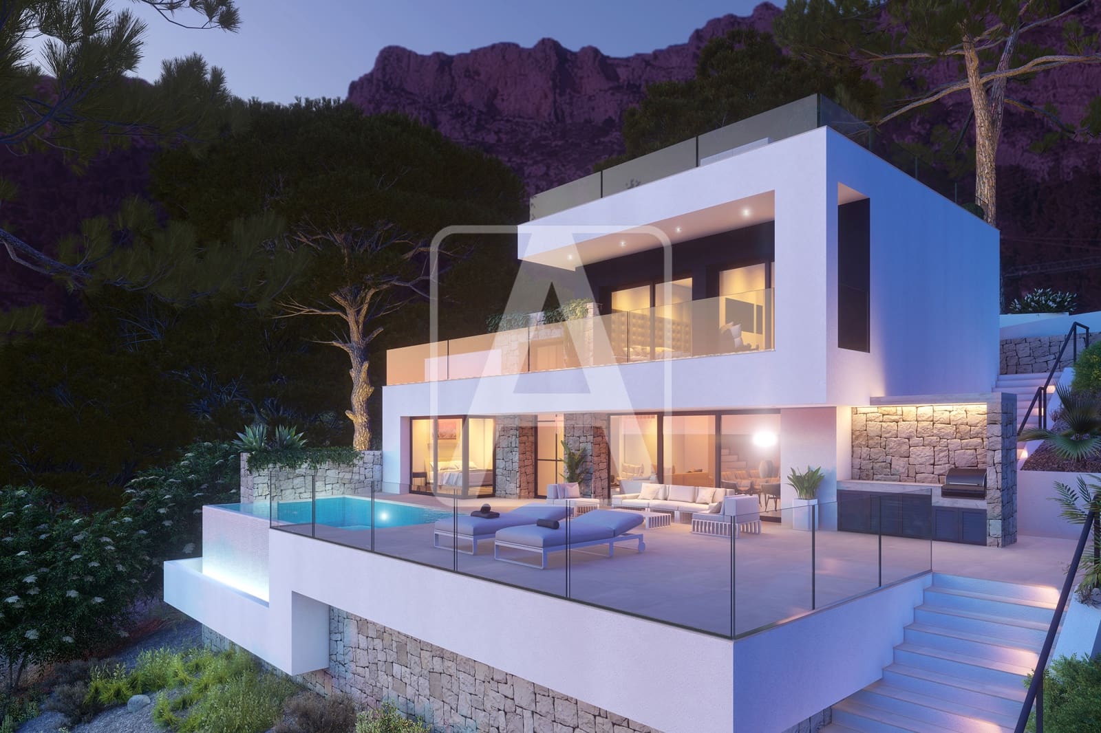 3 bedroom Villa for sale in Altea with pool garage - € 1,450,000 (Ref: 7088724)