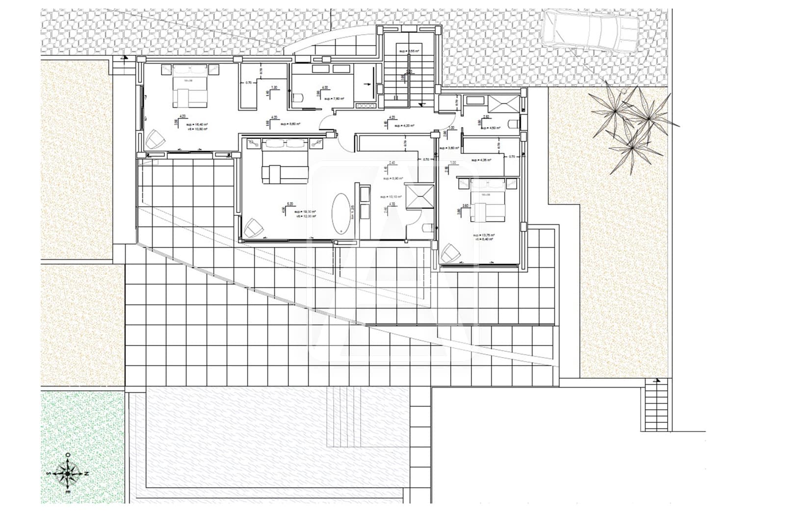 4 makuuhuone Huvila myytävänä paikassa Moraira mukana uima-altaan 
autotalli - 1 995 000 € (Ref: 7170939)