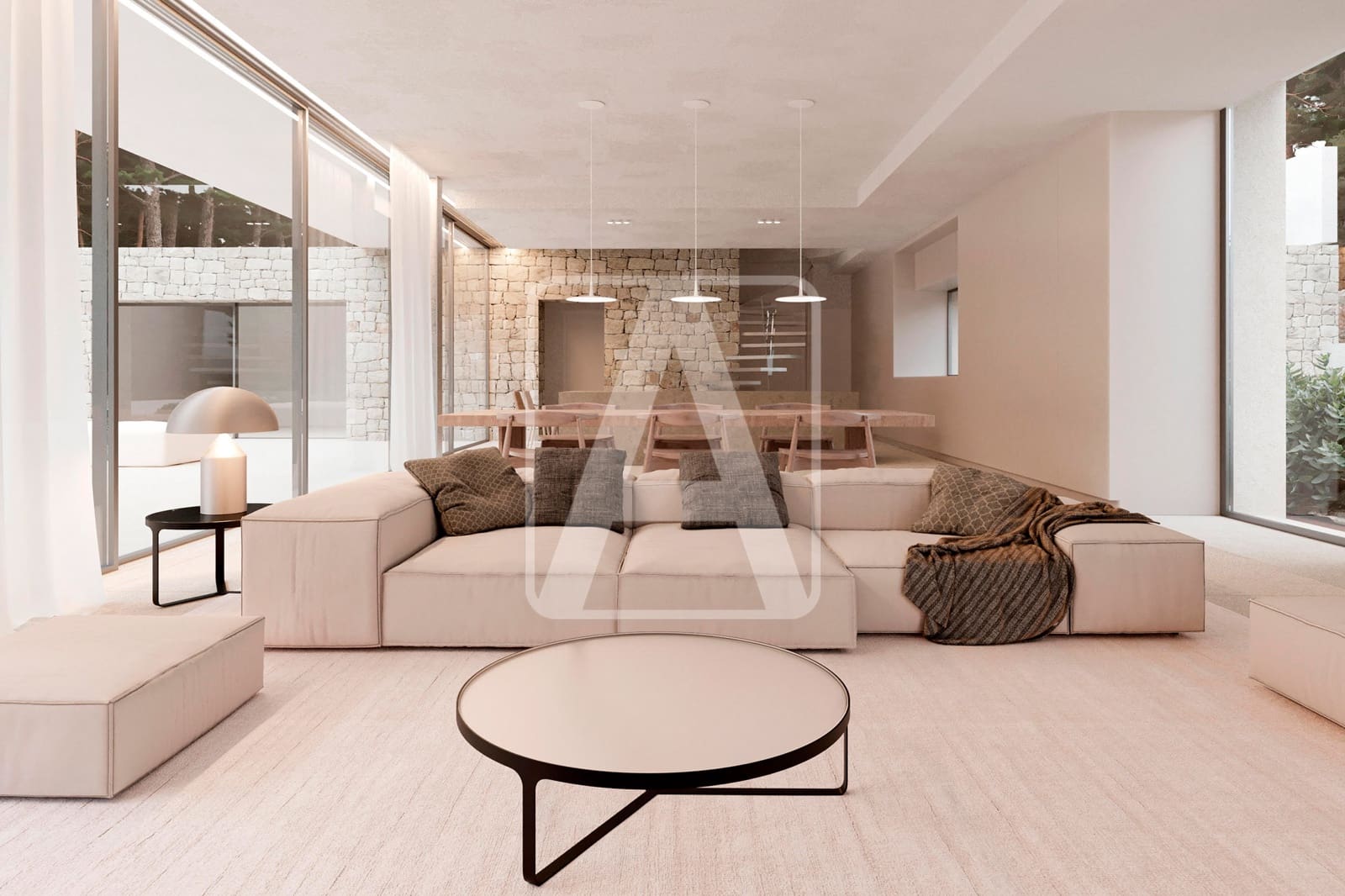 4 makuuhuone Huvila myytävänä paikassa Moraira mukana uima-altaan 
autotalli - 1 990 000 € (Ref: 7170940)