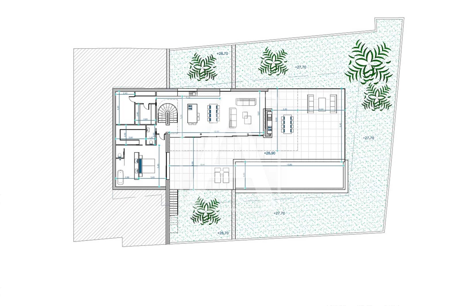4 makuuhuone Huvila myytävänä paikassa Moraira mukana uima-altaan 
autotalli - 1 990 000 € (Ref: 7170940)